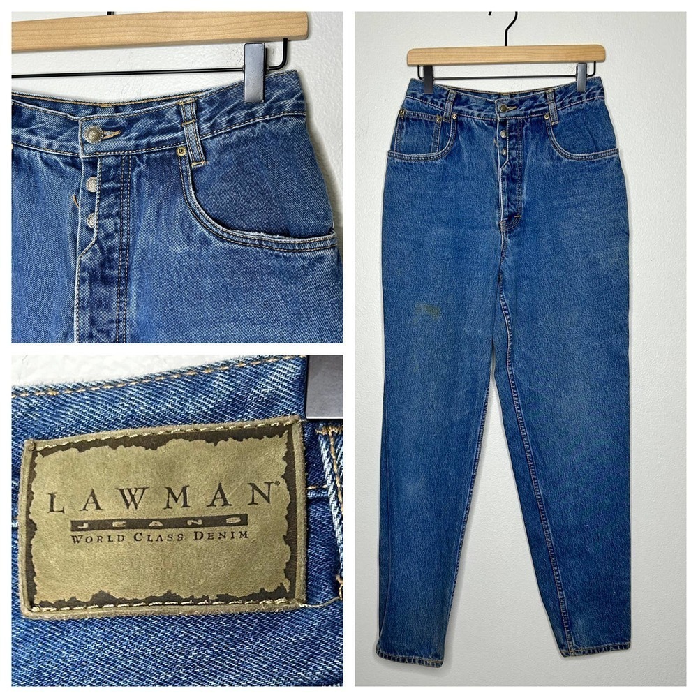 Lawman Vintage Buttonfly‎ High Waist Jeans 11